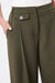 Boston Wide Leg Pant - Khaki