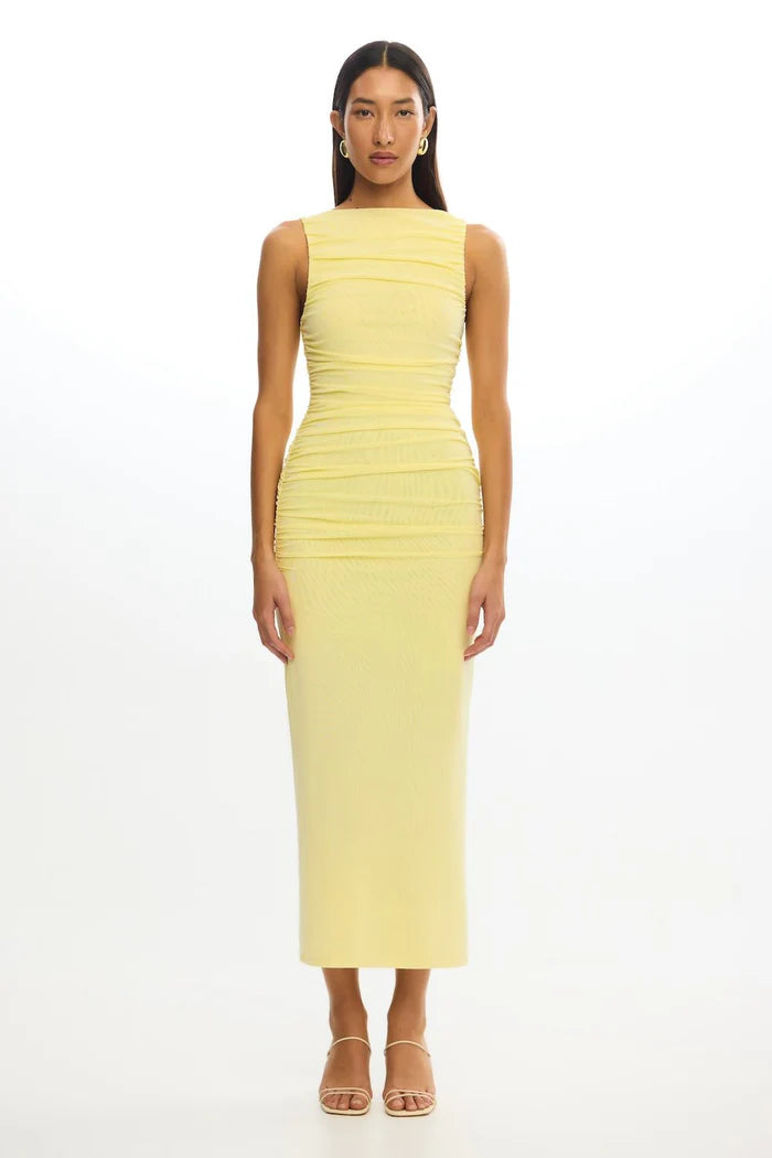 Butter yellow dress