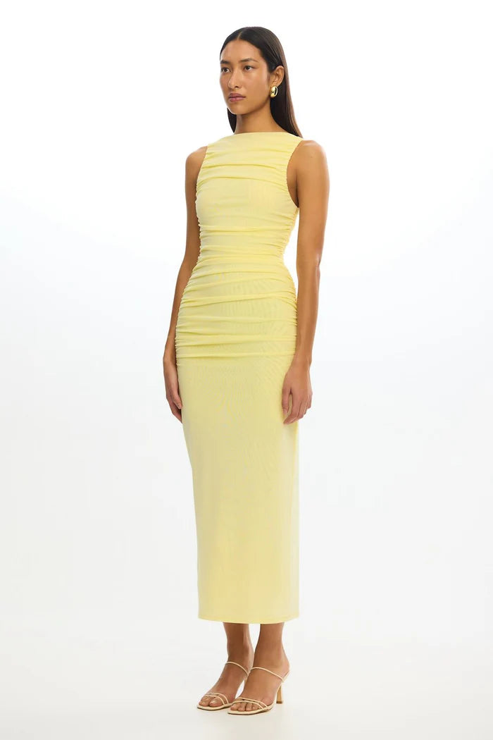 Butter yellow dress