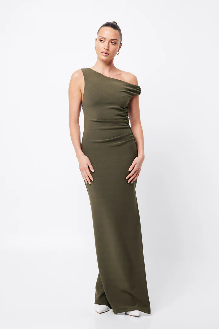 Elated Dress - Khaki