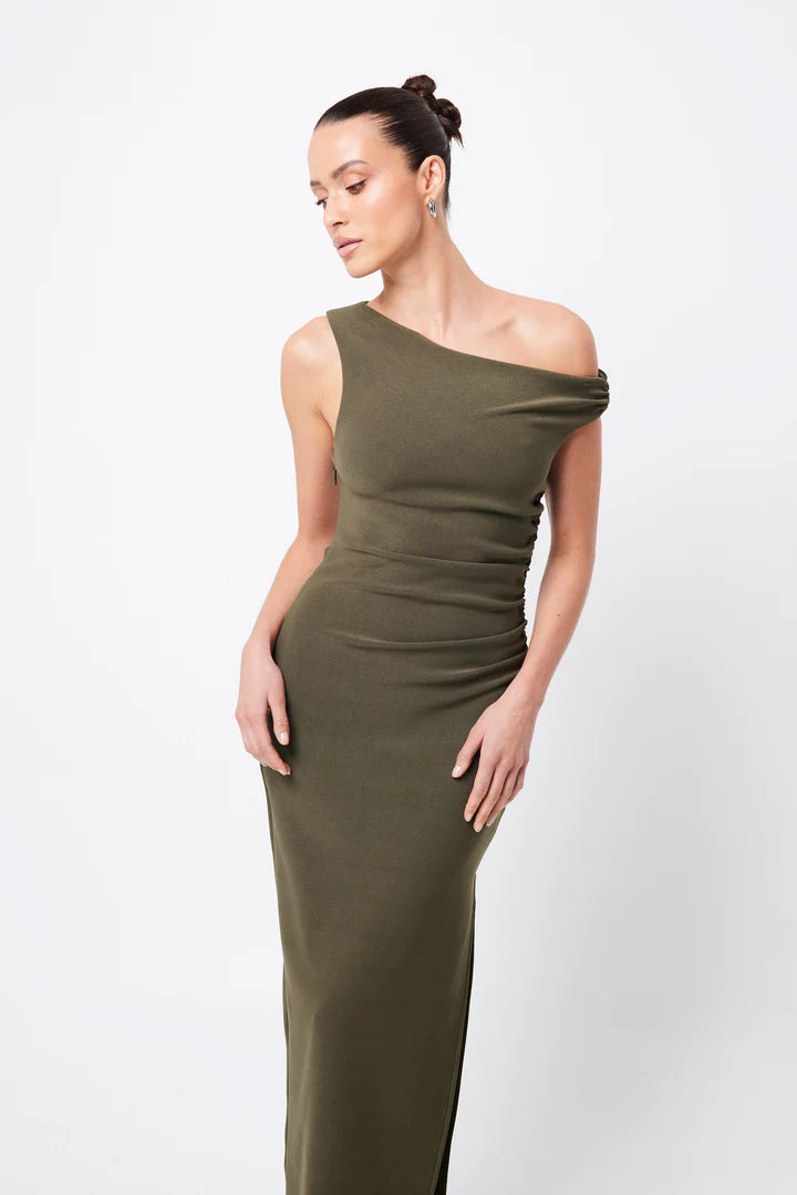 Elated Dress - Khaki