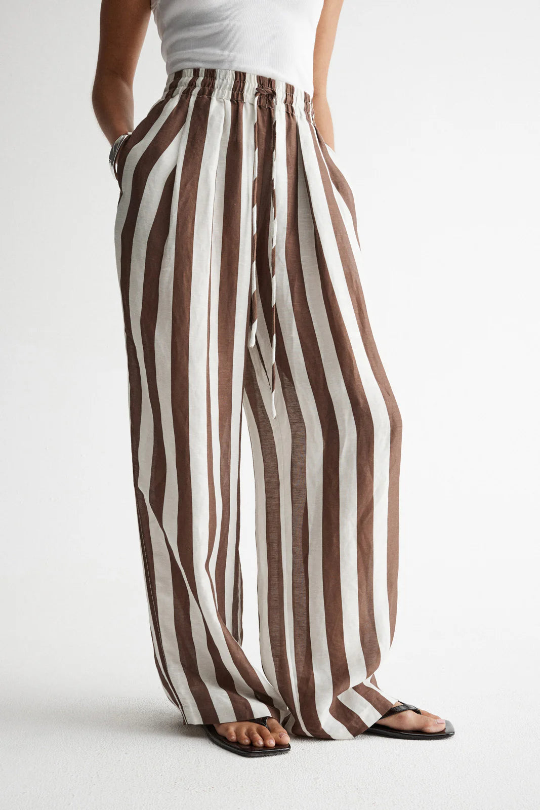 Lumi Pant - Chocolate Stripe