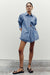 Kimberly Oversized Shirt - Chambray Blue/Ivory