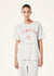 Liberation Tee - Light Grey Marle