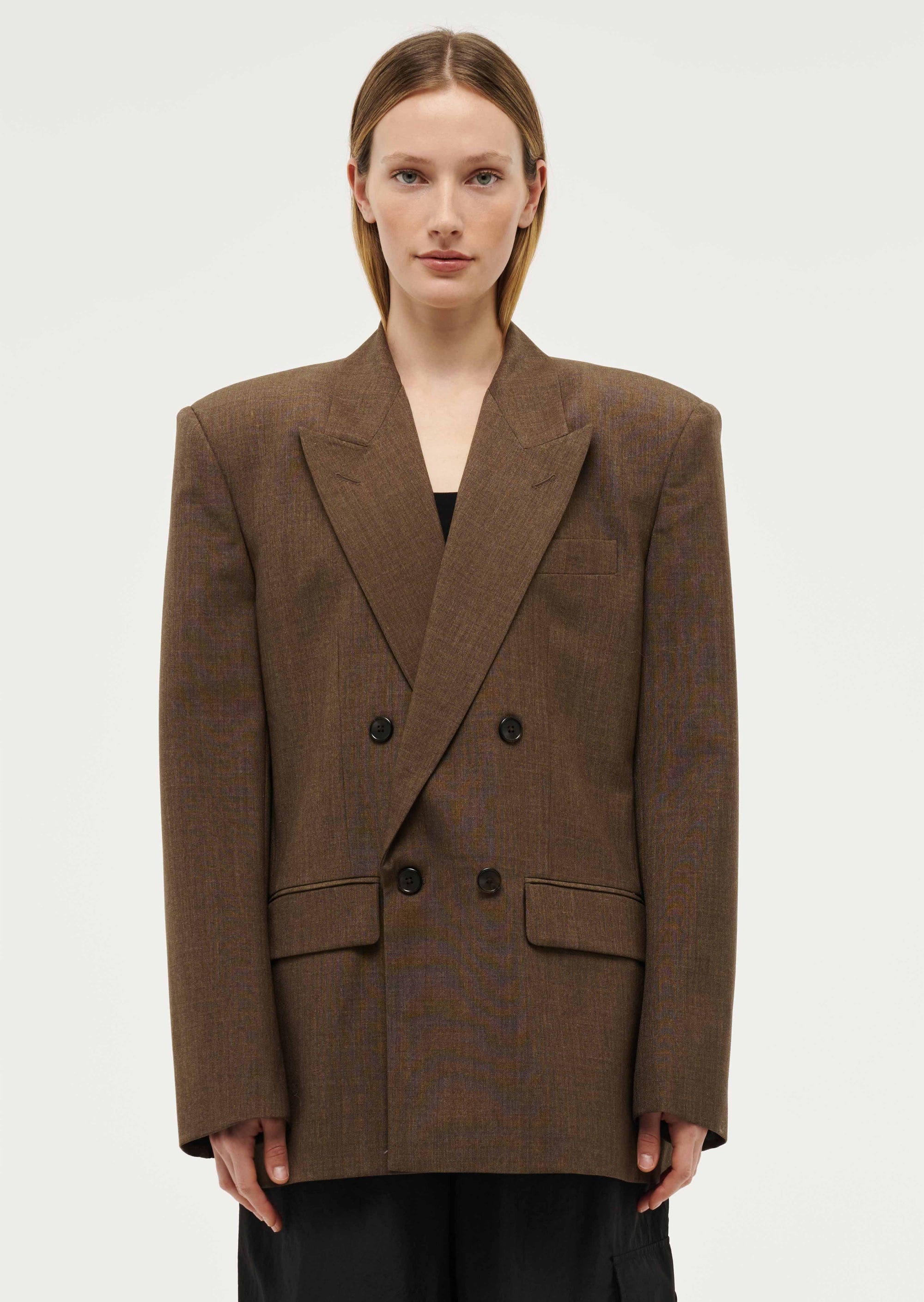 The Tribute Blazer - Taupe Brown