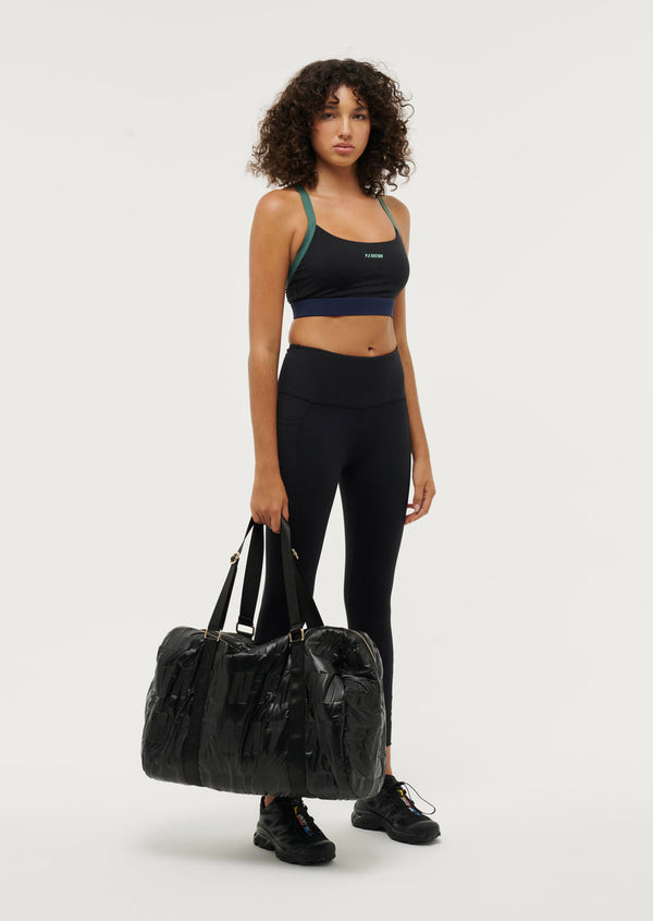 Taper Gym Bag - Black - Mali Lane Boutique