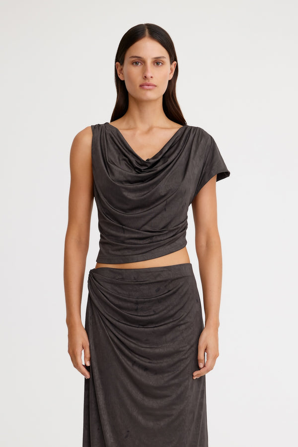 Priya Top - Charcoal