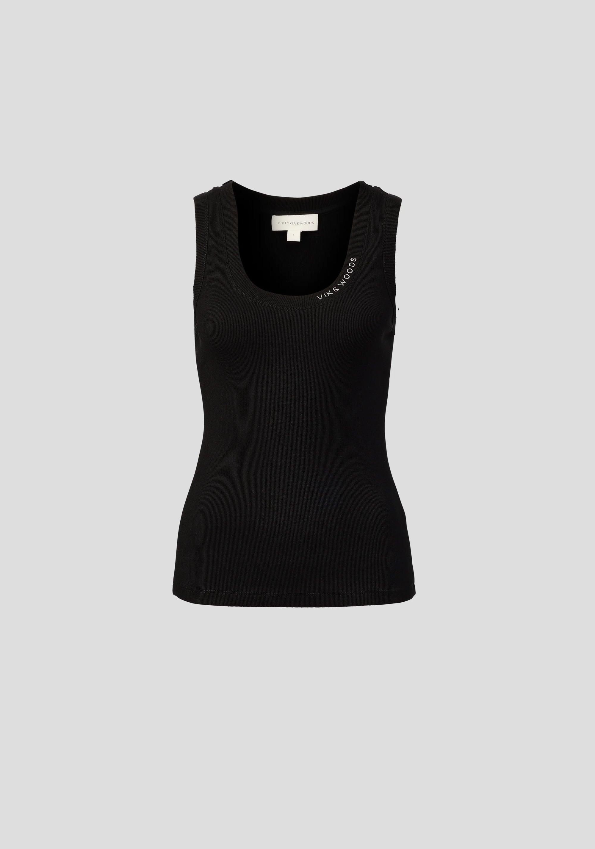 Vik & Woods Tank - Black