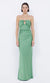 Emilia Strapless Dress - Green Apple