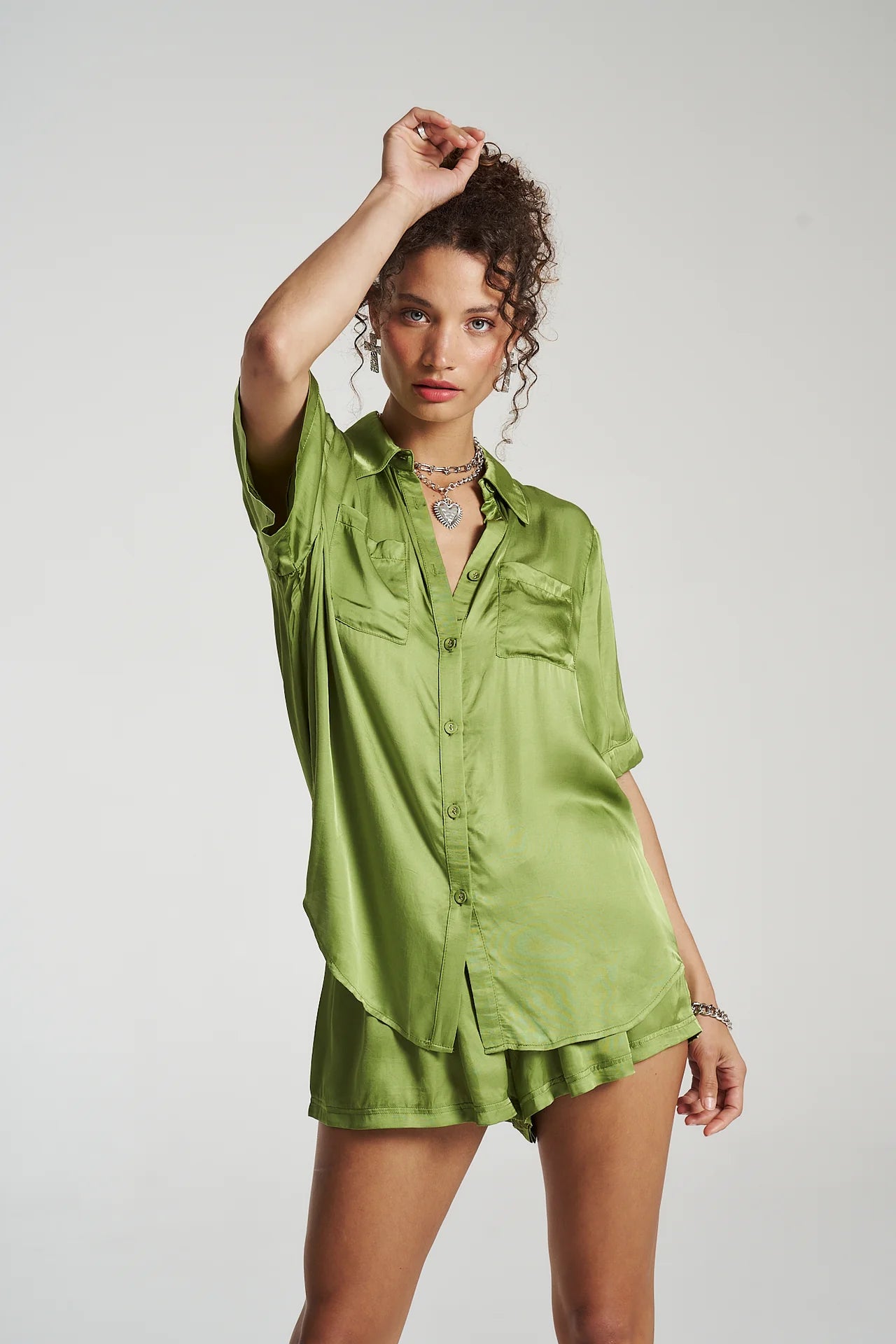 Button Up Shirt - Moss