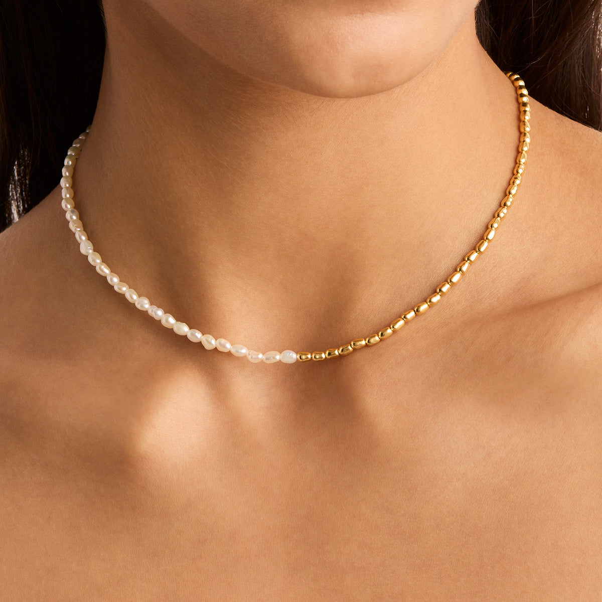 Chain gold clearance choker